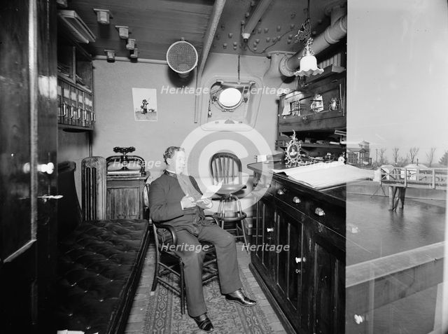U.S.S. Brooklyn, pay clerk Ramsey, between 1896 and 1899. Creator: Unknown.