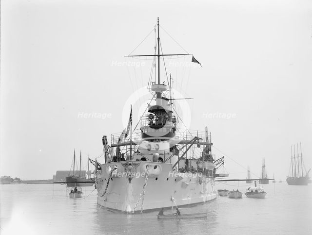 U.S.S. Kearsarge, 1900 Apr 8. Creator: Unknown.