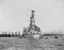 U.S.S. Kearsarge, between 1898 and 1901. Creator: Unknown
