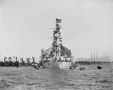 U.S.S. Kearsarge, between 1898 and 1901. Creator: Unknown
