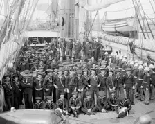 U.S.S. Kearsarge, ship's company, between 1890 and 1894. Creator: Unknown