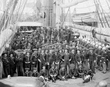 U.S.S. Kearsarge, ship's company, between 1890 and 1894. Creator: Unknown