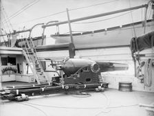 U.S.S. Kearsarge, "Winslow," the gun that sank the Alabama, between 1890 and 1894. Creator: Unknown