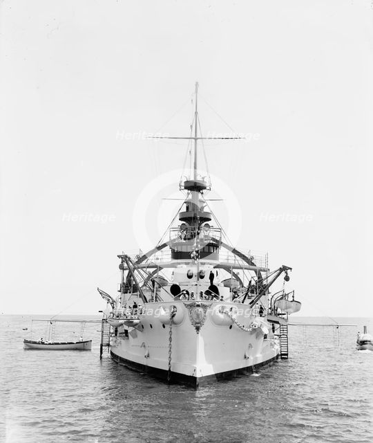 U.S.S. Kentucky, 1900 or 1901. Creator: Unknown.
