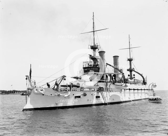 U.S.S. Kentucky, 1900 or 1901. Creator: Unknown.