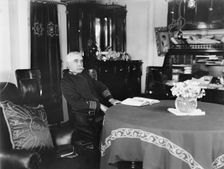 U.S.S. Kentucky, Capt. Chester in his cabin, 1900 or 1901. Creator: Unknown