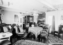 U.S.S. Kentucky, captain's cabin, 1900 or 1901. Creator: Unknown