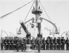 U.S.S. Kentucky, Marine guard, 1900 or 1901. Creator: Unknown