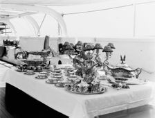 U.S.S. Kentucky silver service, presented by citizens of Kentucky, 1900 or 1901. Creator: Edward H Hart