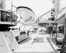 U.S.S. Kentucky, superstructure deck, 1900 or 1901. Creator: Unknown