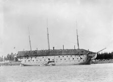 U.S.S. Independence, Mare Island, Navy Yard, between 1890 and 1901. Creator: Unknown