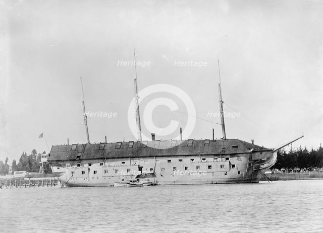 U.S.S. Independence, Mare Island, Navy Yard, between 1890 and 1901. Creator: Unknown.