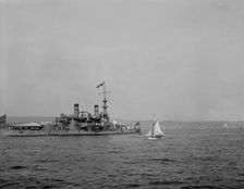 U.S.S. Indiana, between 1890 and 1901. Creator: Unknown