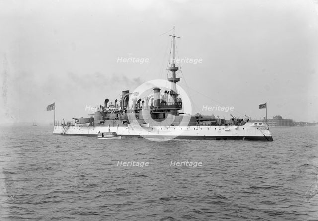 U.S.S. Indiana, between 1895 and 1901. Creator: Unknown.
