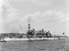 U.S.S. Indiana, between 1895 and 1901. Creator: Unknown