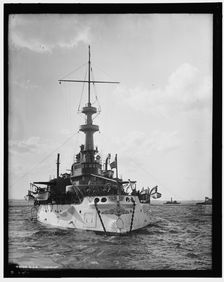U.S.S. Indiana, c1898. Creator: Unknown