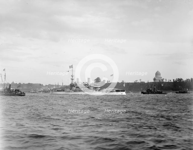 U.S.S. Indiana, Dewey Naval Parade, 1899. Creator: Unknown.