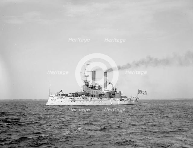 U.S.S. Iowa, between 1897 and 1901. Creator: Unknown.