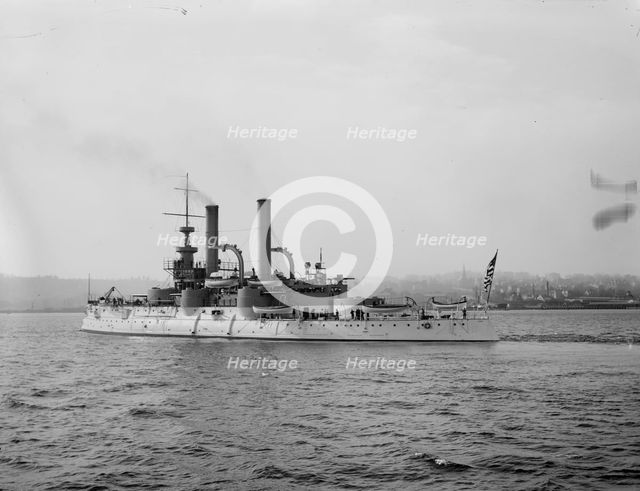 U.S.S. Iowa, between 1897 and 1901. Creator: Unknown.