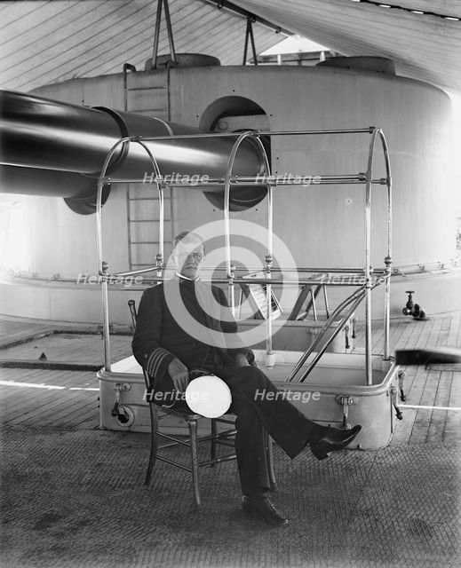 U.S.S. Iowa, Capt. Evans, 1898. Creator: William H. Jackson.