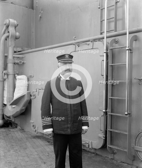U.S.S. Iowa, Capt. Terry, 1898. Creator: William H. Jackson.