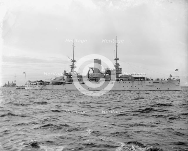 U.S.S. Illinois, between 1900 and 1910. Creator: Unknown.