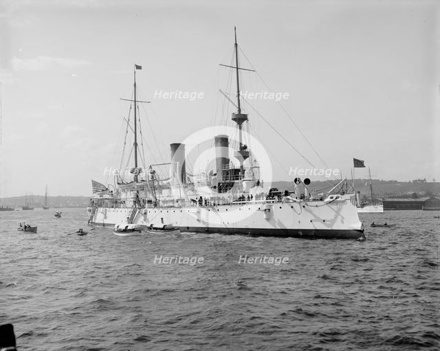 U.S.S. Olympia, between 1895 and 1901. Creator: Unknown.