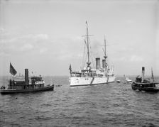 U.S.S. Olympia, between 1895 and 1901. Creator: Unknown