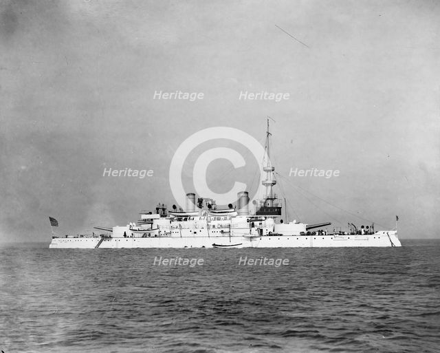 U.S.S. Oregon, between 1896 and 1901. Creator: William H. Jackson.