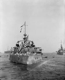 U.S.S. Oregon, between 1896 and 1901. Creator: William H. Jackson