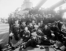 U.S.S. Oregon, engineer force, between 1896 and 1901. Creator: William H. Jackson