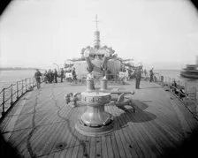 U.S.S. Oregon, quarter deck, between 1896 and 1901. Creator: William H. Jackson