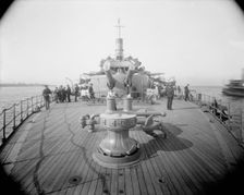 U.S.S. Oregon, quarter deck, between 1896 and 1901. Creator: William H. Jackson
