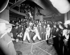 U.S.S. Oregon, second round, between 1896 and 1901. Creator: Unknown