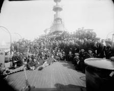U.S.S. Oregon, ship's company, between 1896 and 1901. Creator: Unknown