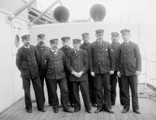 U.S.S. Maine, chief petty officers, 1896. Creator: Unknown