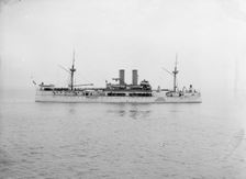 U.S.S. Maine, between 1895 and 1898. Creator: Unknown