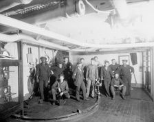 U.S.S. Maine, gunner's gang, 1896. Creator: William H. Jackson