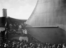 U.S.S. Maine, "I name thee Maine", 1889 Nov. Creator: Unknown