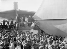 U.S.S. Maine, just before the launching, 1889. Creator: Unknown