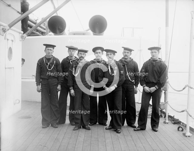 U.S.S. Maine, petty officers, 1896. Creator: Unknown.