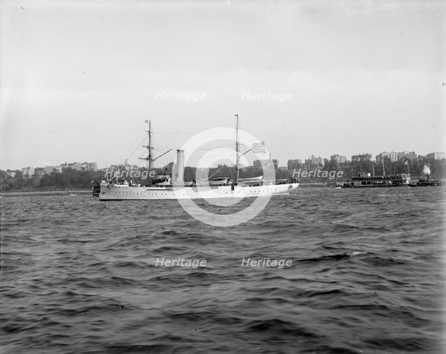 U.S.S. Manning, between 1897 and 1901. Creator: William H. Jackson.