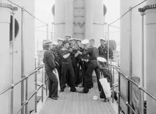 U.S.S. Massachusetts, boxing, between 1896 and 1901. Creator: Unknown