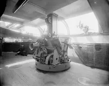U.S.S. Massachusetts, steam hoisting gear, between 1896 and 1901. Creator: Unknown