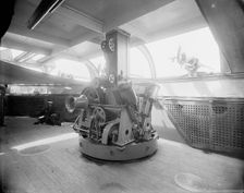 U.S.S. Massachusetts, steam hoisting gear, between 1896 and 1901. Creator: Unknown