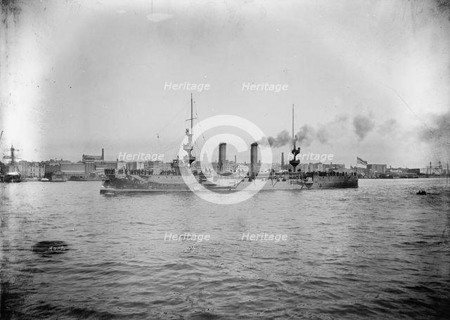 U.S.S. New Orleans, 1900 or 1901. Creator: Edward H Hart.