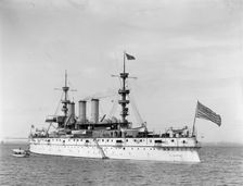U.S.S. New York, c1900. Creator: William H. Jackson