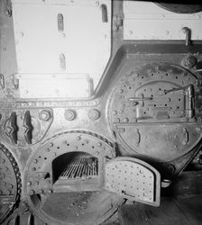 U.S.S. New York, fire room, between 1893 and 1901. Creator: William H. Jackson