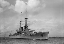 U.S.S. New York or U.S.S. Texas, 1917. Creator: Harris & Ewing