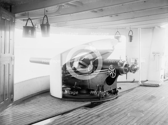 U.S.S. Newark, 6-inch gun, between 1891 and 1901. Creator: Unknown.
